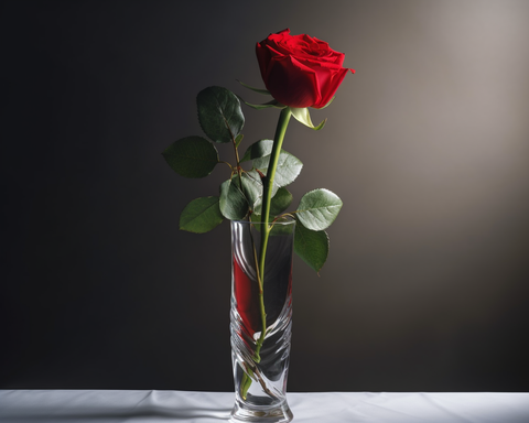 Image of Classic and Timeless Red Rose - DIY Diamond Painting