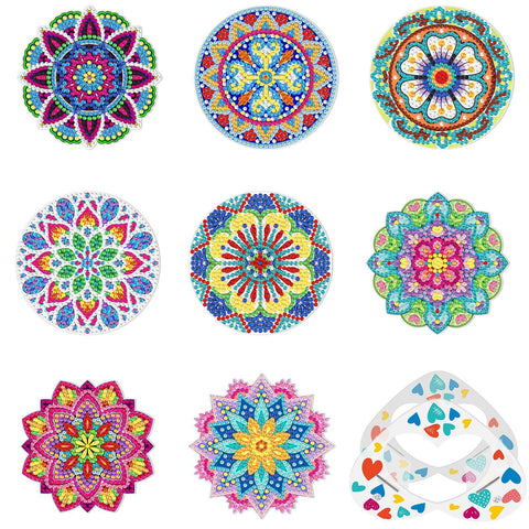 Image of Mandala Diamond Painting Coaster