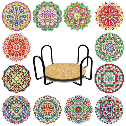 Image of Mandala #2 Diamond Painting Coaster