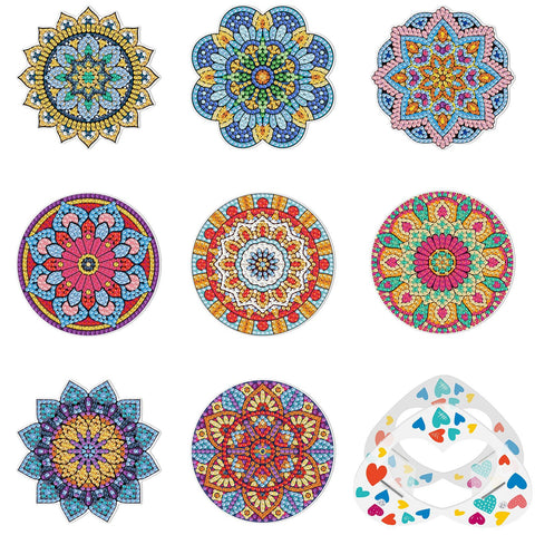 Image of Mandala #3 Diamond Painting Coaster