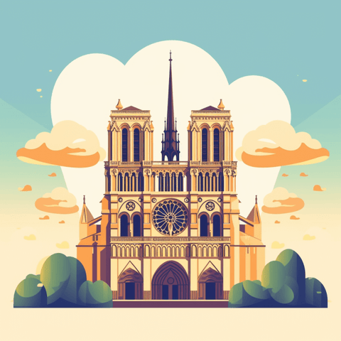 Image of Notre Dame - DIY Diamond Painting