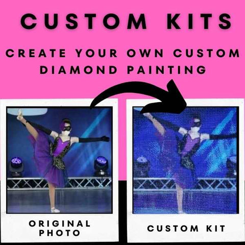 Image of Custom Diamond Painting Kit | Create Your Own Diamond Painting