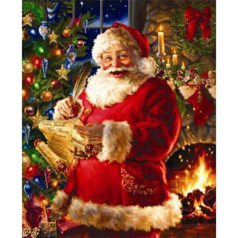 Image of Diamond Painting of Santa Claus