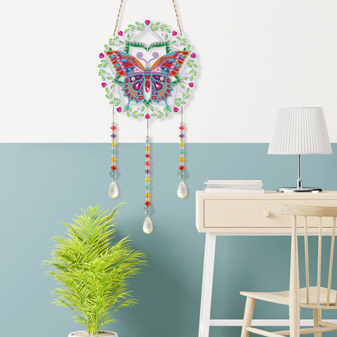 Image of Butterfly - DIY Diamond Painting Hanging Ornament
