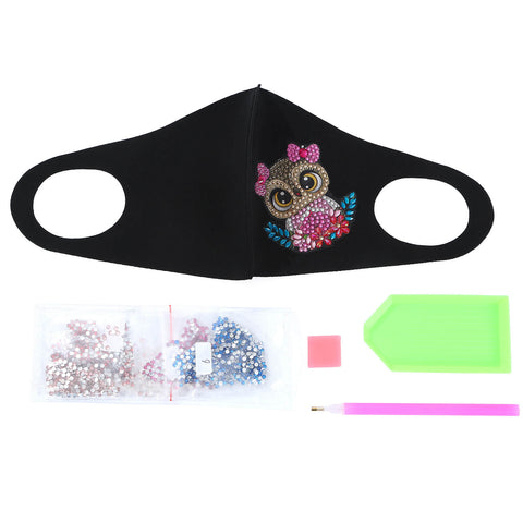 Image of Owl - DIY Diamond Face Mask