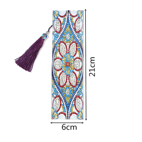 Image of Blue Flower - Diamond Painting Bookmark