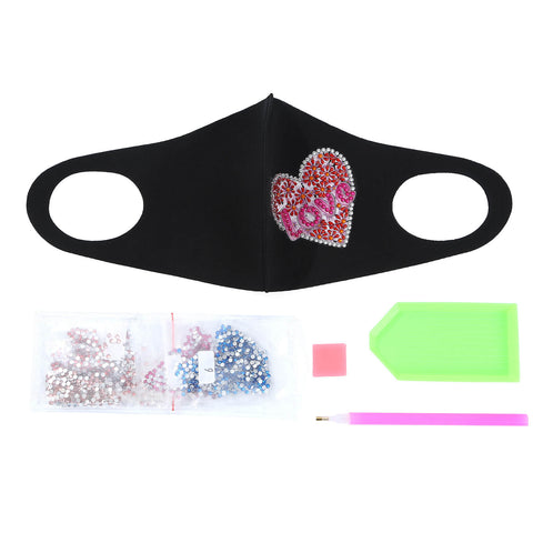 Image of Pink Heart - DIY Diamond Face Mask