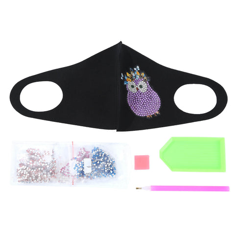 Image of Purple Owl - DIY Diamond Face Mask