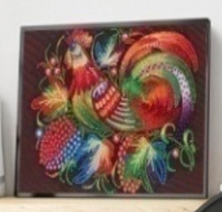 Rooster Special Shaped Drills DIY Partial Diamond Painting