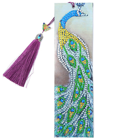 Image of Peacock - Diamond Painting Bookmark