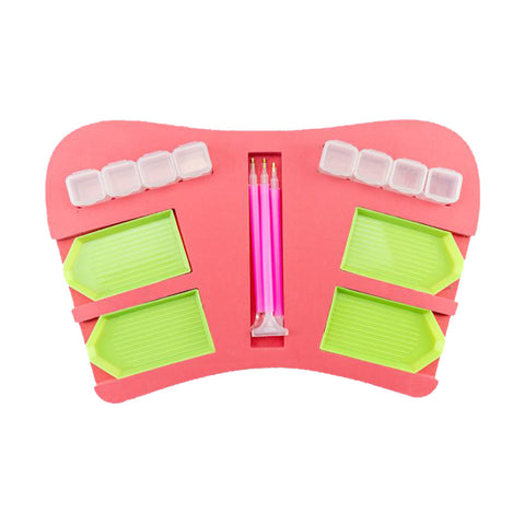 Image of Diamond Painting 4 Slot Tray and Tool Holder Set 2