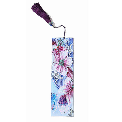 Image of Pink Flower - Diamond Painting Bookmark