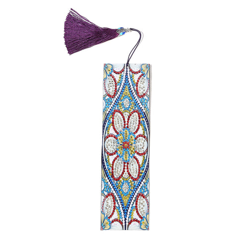 Image of Blue Flower - Diamond Painting Bookmark