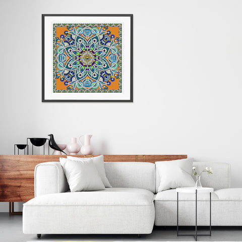 Image of Mandala #10 - DIY Diamond Painting Glow in the Dark