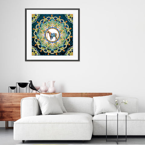 Image of Mandala #6 - DIY Diamond Painting Glow in the Dark