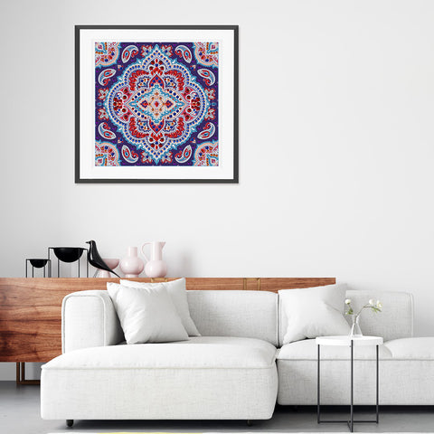 Image of Mandala #8 - DIY Diamond Painting Glow in the Dark