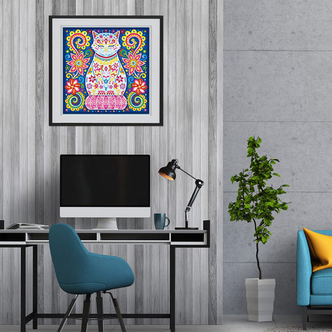 Image of Cat - DIY Diamond Painting Glow in the Dark