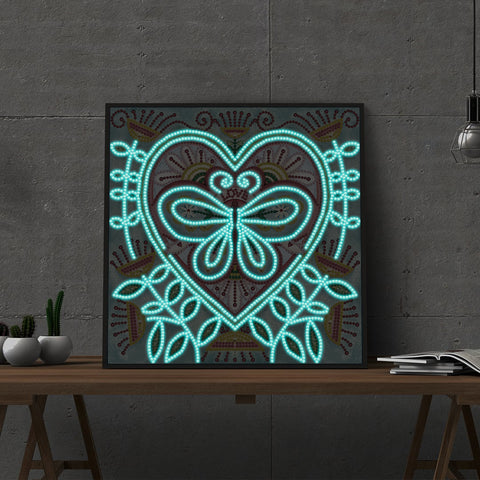 Image of Heart - DIY Diamond Painting Glow in the Dark