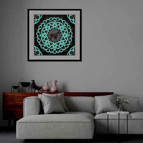 Image of Mandala #5 - DIY Diamond Painting Glow in the Dark