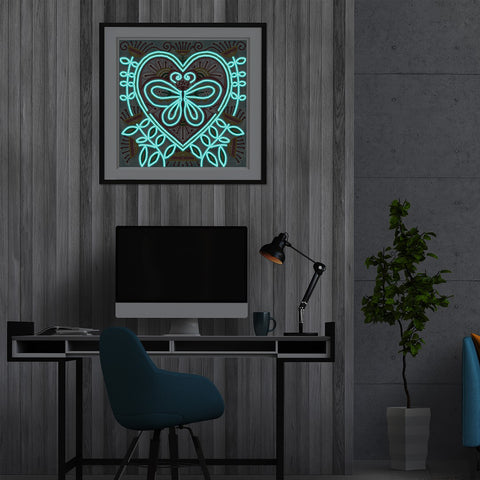 Image of Heart - DIY Diamond Painting Glow in the Dark