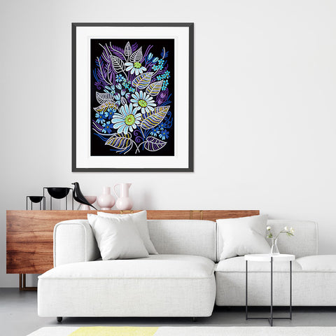 Image of Flower - DIY Diamond Painting Glow in the Dark