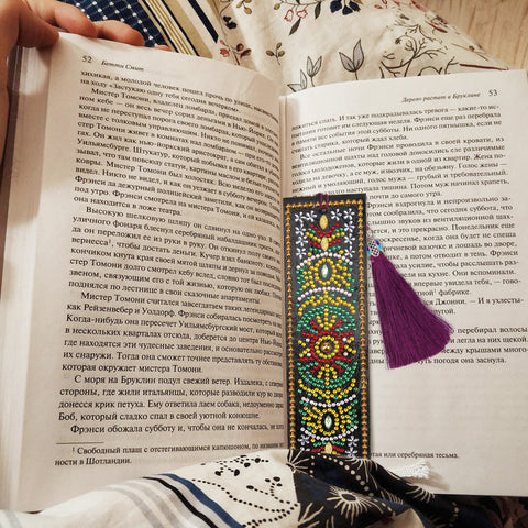 Image of Abstract #2 - Diamond Painting Bookmark