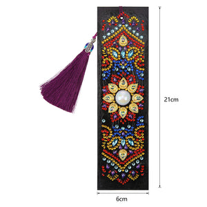 Mandala Sun - Diamond Painting Bookmark