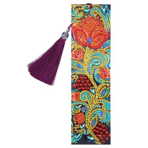 Image of Red Rose - Diamond Painting Bookmark