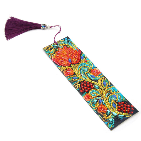 Image of Red Rose - Diamond Painting Bookmark