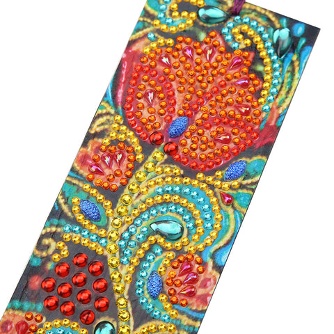 Image of Red Rose - Diamond Painting Bookmark