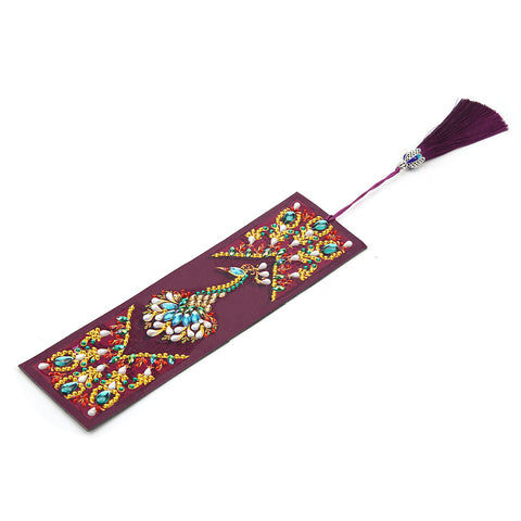 Image of Peacock Royalty - Diamond Painting Bookmark