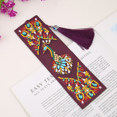 Image of Peacock Royalty - Diamond Painting Bookmark