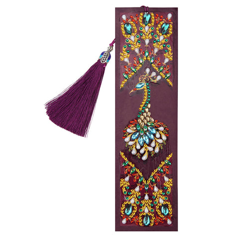 Image of Peacock Royalty - Diamond Painting Bookmark