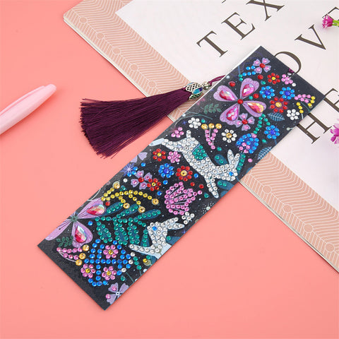 Image of Happy Rabbit - Diamond Painting Bookmark