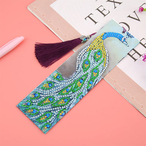 Image of Peacock - Diamond Painting Bookmark