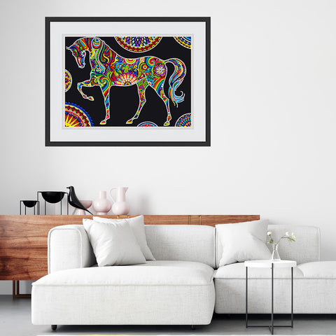 Image of Horse - DIY Diamond Painting Glow in the Dark
