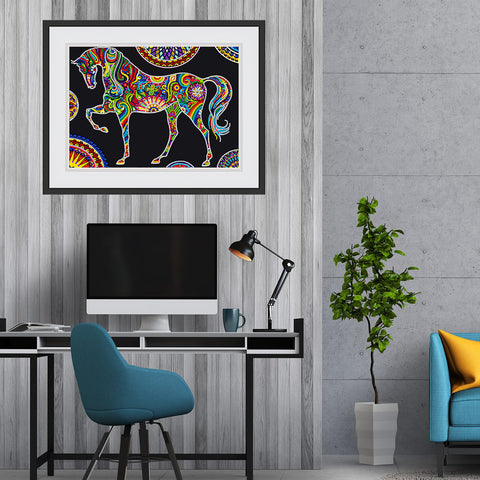 Image of Horse - DIY Diamond Painting Glow in the Dark