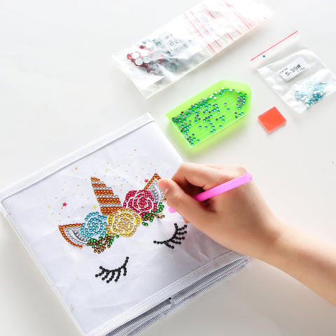 Image of Unicorn Candy - DIY Diamond Collapsible Storage Basket