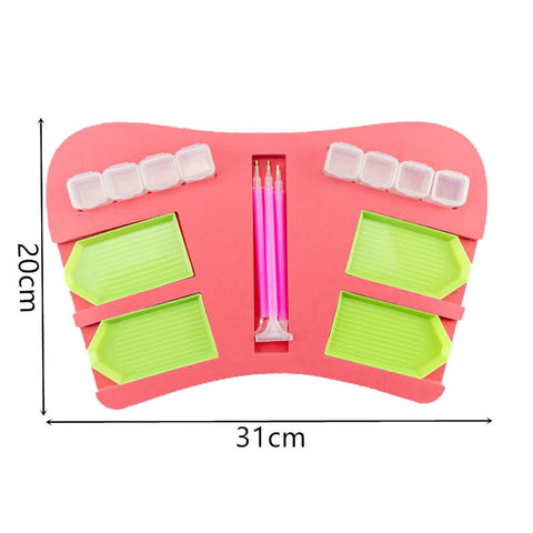 Image of Diamond Painting 4 Slot Tray and Tool Holder Set 2