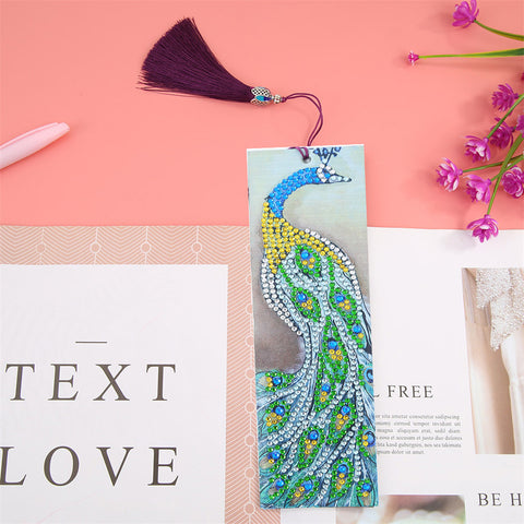 Image of Peacock - Diamond Painting Bookmark
