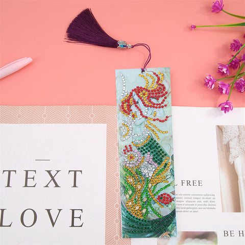 Image of Lovely Mermaid - Diamond Painting Bookmark