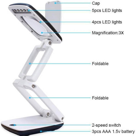 Image of paint with diamonds magnifier