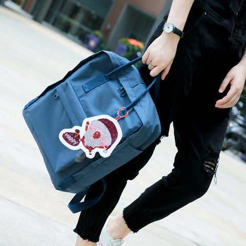 Image of Mini Santa Clause - DIY Diamond Painting Luggage Tag