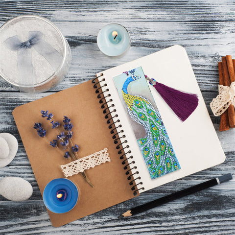 Image of Peacock - Diamond Painting Bookmark