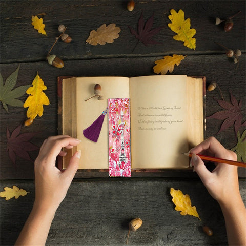 Image of Butterfly in Paris - Diamond Painting Bookmark