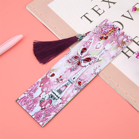 Image of Butterfly in Paris - Diamond Painting Bookmark