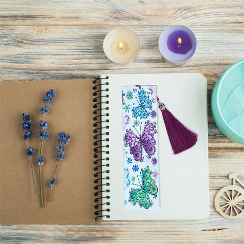 Image of Butterfly - Diamond Painting Bookmark