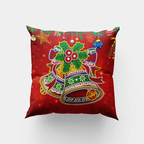 Image of Christmas Bell - DIY Diamond Painting Pillow Case