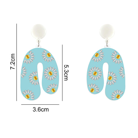 Image of Sunflower - DIY Diamond Earrings