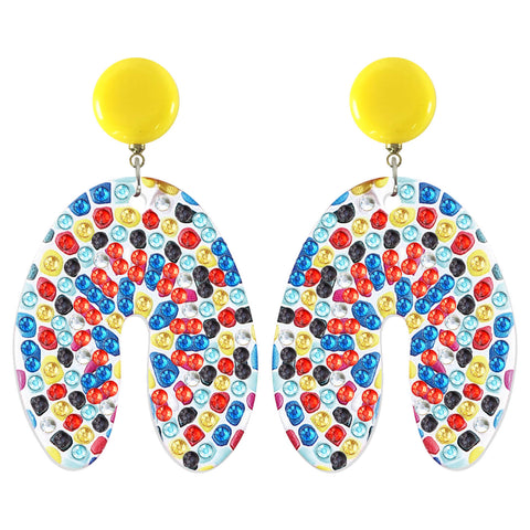 Image of Mosaic - DIY Diamond Earrings